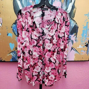 INC International Concepts Layered Mesh Top